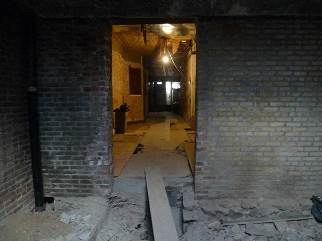 Looking toward the front of the restaurant back in February.